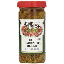 Dell Alpe, Giardinera Relish Hot, 8 oz