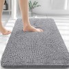 OLANLY Bathroom Rugs 30x20 Extra Soft Absorbent Chenille Bath Rugs