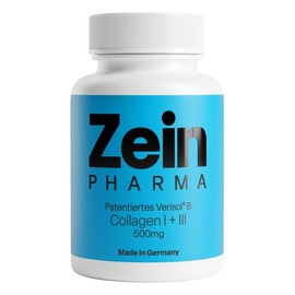 ZeinPharma Collagen C ReLift 500mg • 60 Capsules (1-Month-Supply) • with Hyaluronic Acid, Chondroitin, Manganese, Biotin & Vitamin C • Made in Germany