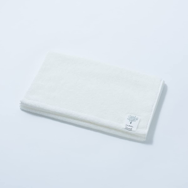 Heartwell Vihita Towel, Made in Japan, Face Towel, Imabari, Sauna Towel, White