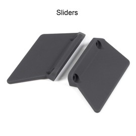 T3V1 Rock Sliders Angled ESC Tray, Fit for Poizd T3V1 LCG Chassis Comp Rigs, 3D Printed Upgrade Parts