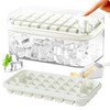Ice Cube Tray with Lid and Bin, 2 Pack for
