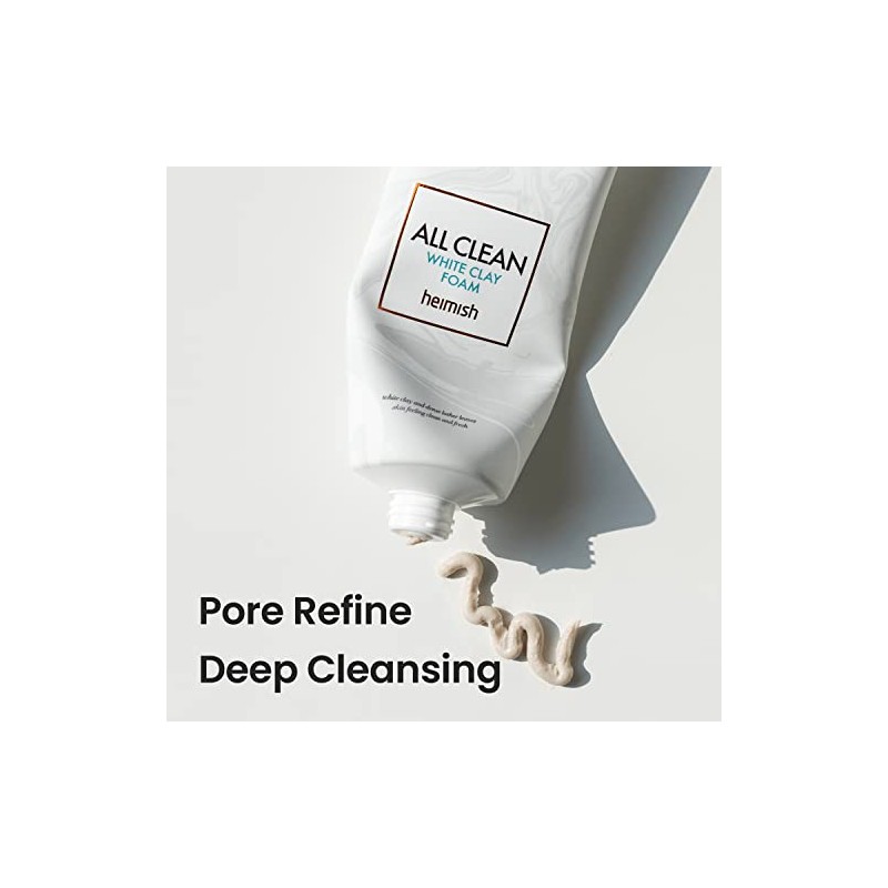 Heimish All Clean White Clay Foam, 150 G Espuma Limpiadora