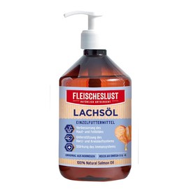 Fleischeslust Salmon Oil, Pack of 1 (1 x 500 ml)