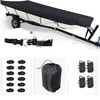 420D Upgraded Jon Boat Cover 12-14ft Heavy Duty Trailerable Jon