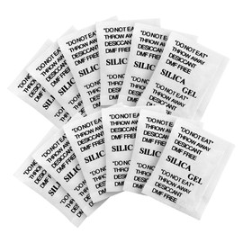Weriirew Silica Gel Packs 100 Packets Food Grade Silica Gel Desiccant Efficient Humidity Absorbers for Food, Pet Food, Bathroom, Kitchen, Pasta, Coffee, Tea, Clothes, Shoes