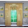Today's Curtain Emelia Original Voile Panel 120", Gold, 60" W
