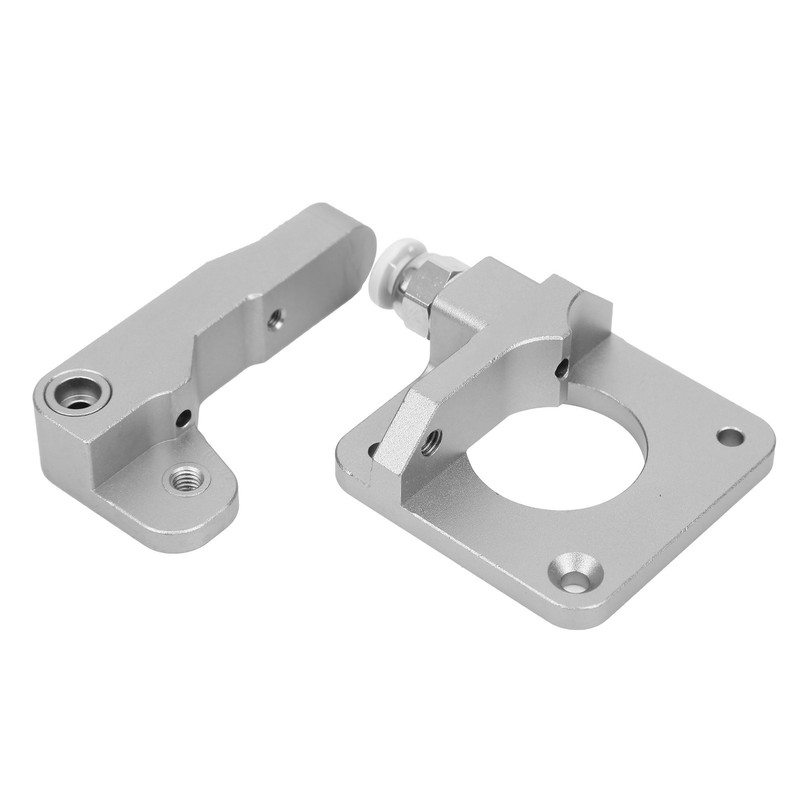 Extruder Kit Gray Aluminum 3D Printer Accessories PTFE Tube Spring