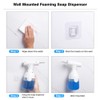 Electric Foam Soap Dispenser Rechargeable Foam Sprayer with 2 Nozzles