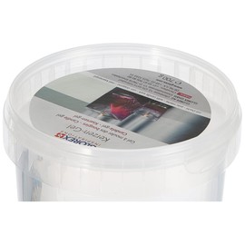 Glorex 6 8604 301 - Kerzengel farblos im wiederverschließbaren 700 g Gefäß, inklusive Docht, kann mit Wachspigmenten eingefärbt werden, zum Gestalten von individuellen Gelkerzen