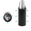 Unlorspy 2PCS Router Conversion Chuck Adapter 12.7mm (1/2") to 10mm