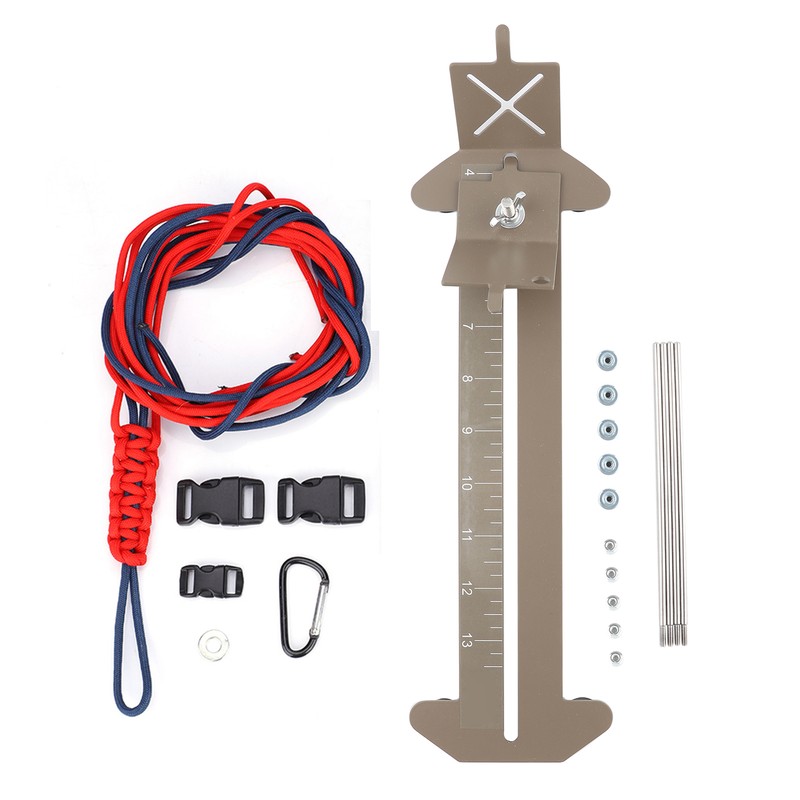 Paracord Bracelet Kit and Jig Set Adjustable Steel Frame with
