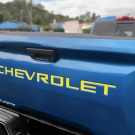 Advanced Trims Yellow Raised Plastic Tailgate Letters Inserts NEW CHEVY COLORADO 2023 2024 2025
