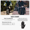 Long Keeper Touchscreen Texting Leather Gloves Men's Winter Faux Leather