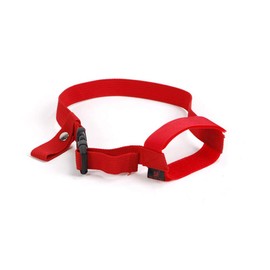 Andiker Nylon Dog Muzzle for Short Snout, Dog Mouth Cover Anti Biting Barking with Adjustable Loop for Small, Medium, Large Dogs (s, red)