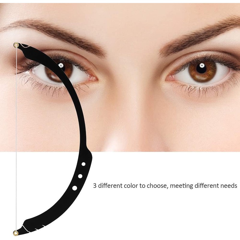 Pongnas Regla de Marcador de Línea de Microblading, Herramienta de