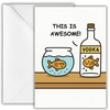 Bro Prints®: Funny Greeting Card for Him and Her -