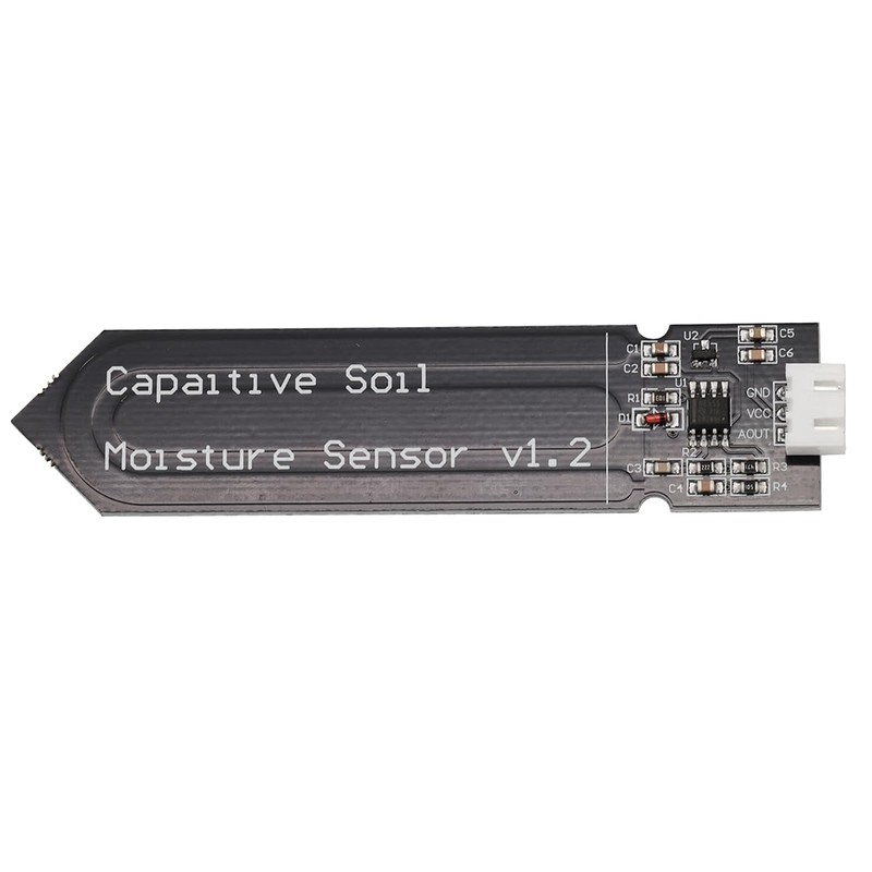 Heevhas Capacitive Soil Moisture Sensor Corrosion Resistant Moisture Detection Garden