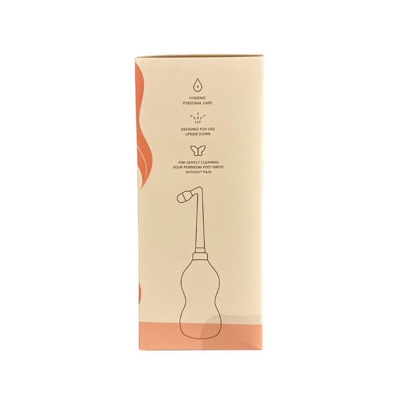 Post Birth Perineal Wash Bottle, Upside Down Squeeze Bottle, Hospital