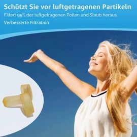 WoodyKnows Nasclear Nose Filter - Allergy Relief and Protection from Pollution | Ideal for Public Transport and Animal Care (Combo Pack S/M/L/XL)