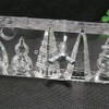 Awesomeonei Acrylic Incense Cones Tower Shape with 6 Holes Pagoda