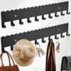GLAGLSG 2 Pack Coat Rack Wall Mount Metal Hat Rack