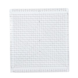 Quilting Ruler 12in Wide Transparent Acrylic Accurate Scale Black Grid Line Cut Ruler for Sewing Needlework Craft