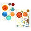 Space Wall Stickers for Kids - Solar System Planet Wall