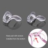 Soft Silicone Glasses Saddle Bridge Eyeglass Nose Pads U Shape