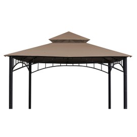 JANCANOPY Replacement Canopy roof Cover for Target Madaga Gazebo Model L-GZ136PST, (Khaki)