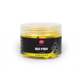 Advanced Angling Solutions Ltd Mainline Baits - ISO Fish Fluoro Dumbell Wafters - 12 x 15mm - Yellow c/o