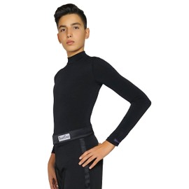 Men's Latin Dance Leotard, black