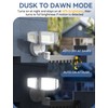 Olafus 42W Motion Sensor Outdoor Light Plug in, Motion Flood