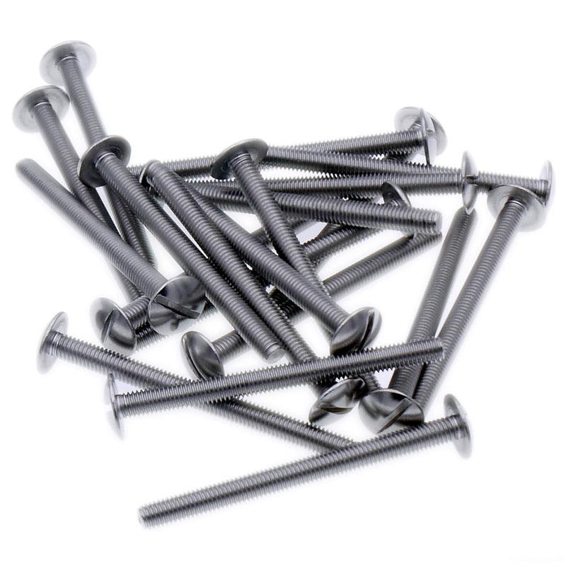 M3 (3mm x 10mm) Slot Mushroom Machine Screw (Bolt) -