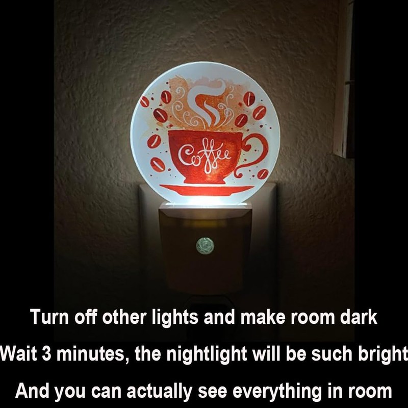 EKOBLA Cabin Bear Night Lights Plug into Wall Lovely Brown