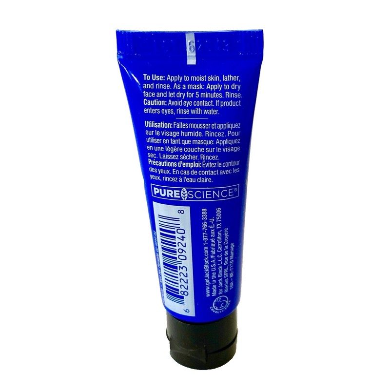 Jack Black 2x Jack Black Deep Dive Glycolic Facial Cleanser~NWOB~