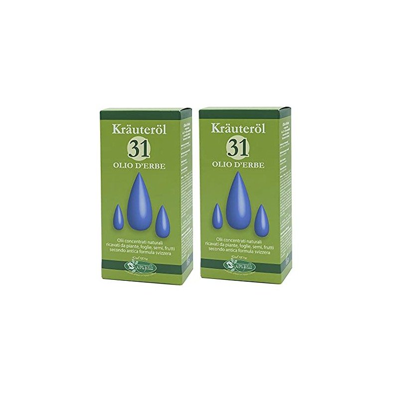 Olio 31 Krauterol 2 Confezioni da 100ml Sangalli