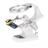 Zmart Multi-function Soldered Holder LED Magnifier 3 X 4.5 X Magnifying Glass