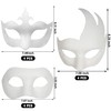 CSPRING CSPRING 12PCS Cute Paper Face Paintable White Plain DIY