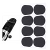 80Pcs Sax Mouthpiece Pad Silicone Black Cushion Patches Wind Instrument