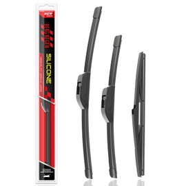 BERG REGEN - Limpiaparabrisas de silicona de repuesto para Hyundai Tucson 2021-2016Mazda CX-7 CX7 12-07 (paquete de 3) Limpiaparabrisas de repuesto...