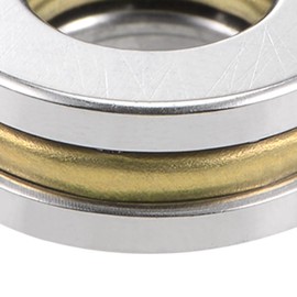 sourcing map 10pcs F6-12M Thrust Ball Bearings 6mm x 12mm x 4.5mm Chrome Steel Single Direction