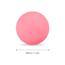 Plain Colour Ping Pong Table Tennis Balls 40mm No Logos Pink (Pack Of 25)