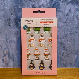 Target Favorite Day Featherly Friends Icing Decorations 12 Count Cupcake Toppers