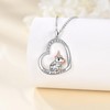 JERWLI Capybara Birthday Gifts 925 Sterling Silver Capybara Neckalce Jewelry