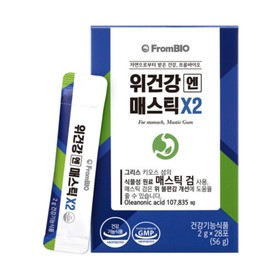 Frombio Stomach Health N Mastic Stick Powder Portable 28 Packets BNS / 프롬바이오 위건강엔 매스틱 스틱 분말 휴대 28포 BNS