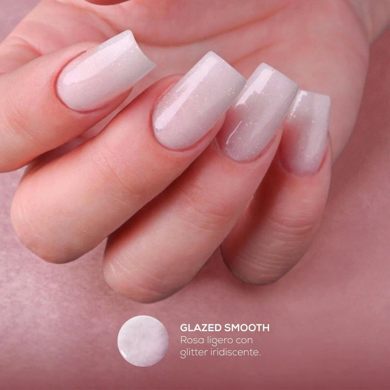 Set Glazed Nude Polvo Acrilico Uñas 14g By Organic Nails