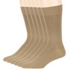7BIGSTARS KINGDOM Men's Dress Socks Cotton - 6 Pack Large