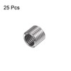 sourcing map 25pcs Threaded Inserts 1/4-20 UNC 1.5D (9.525mm) Helical