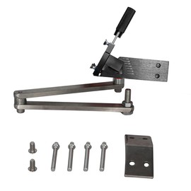 BLKGJTF Sharpener Model 5005 Lawn Mower Blade Sharpener 15°-45° Adjustable for Straight and Standard Lawnmower Blades, Black